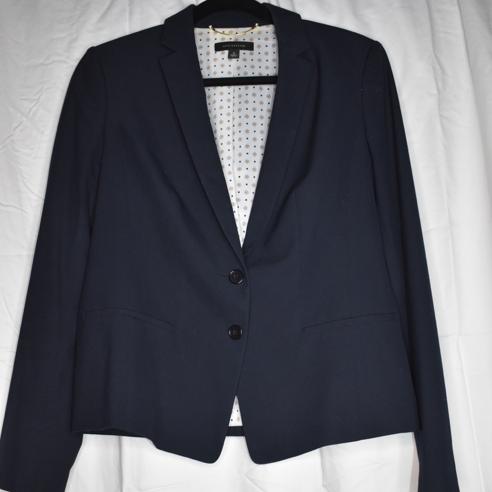 Navy Ann Taylor blazer